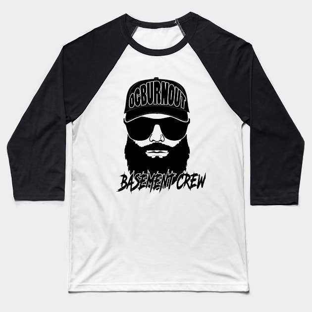 Basement Crew Baseball T-Shirt by TRAVIS WALLACE